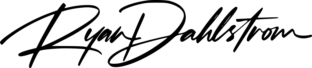 Ryan Dahlstrom signature logo used for official expert witness and author branding.